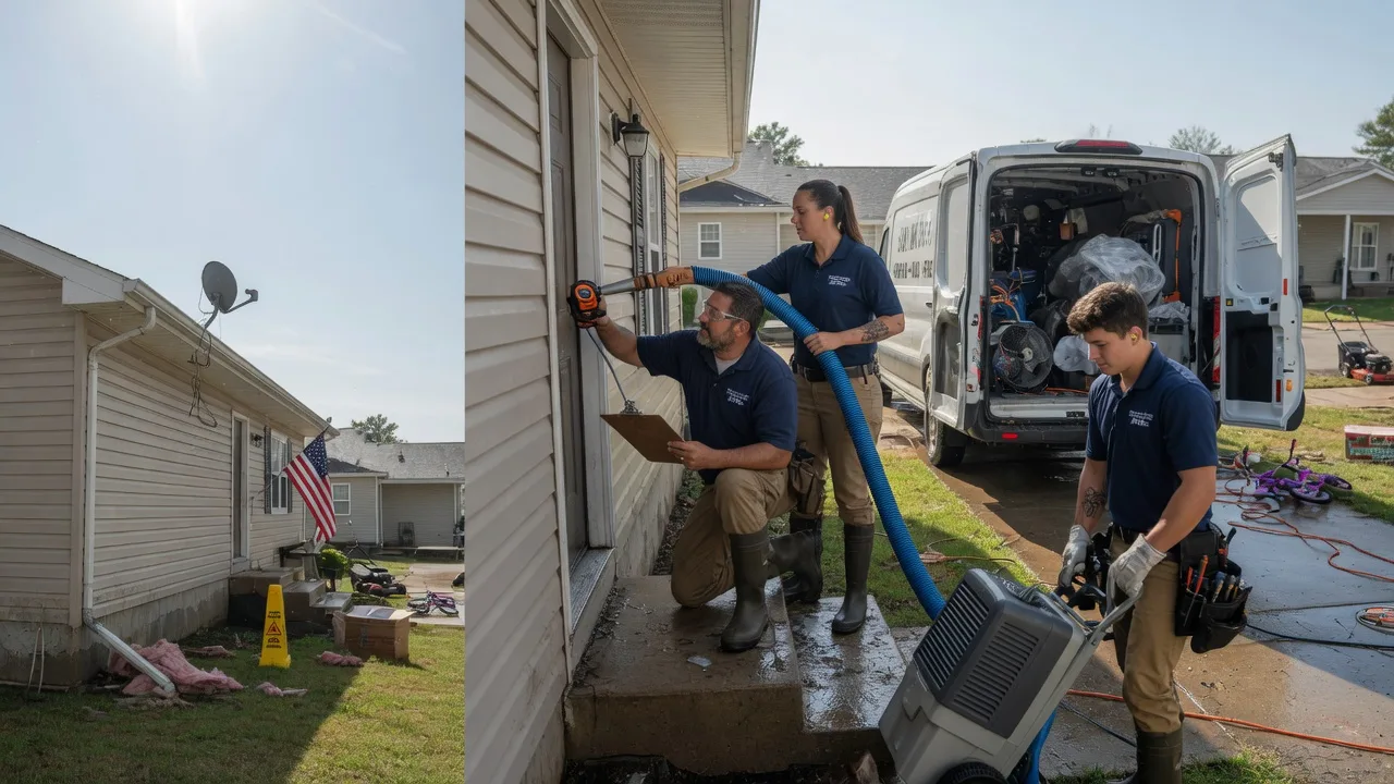 Ceiling Water Damage Restoration in Courtland, MS near me