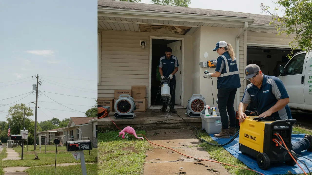 Storm Damage Water Removal in Courtland, MS near me
